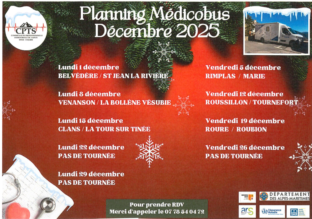 Mdicobus planning Dcembre