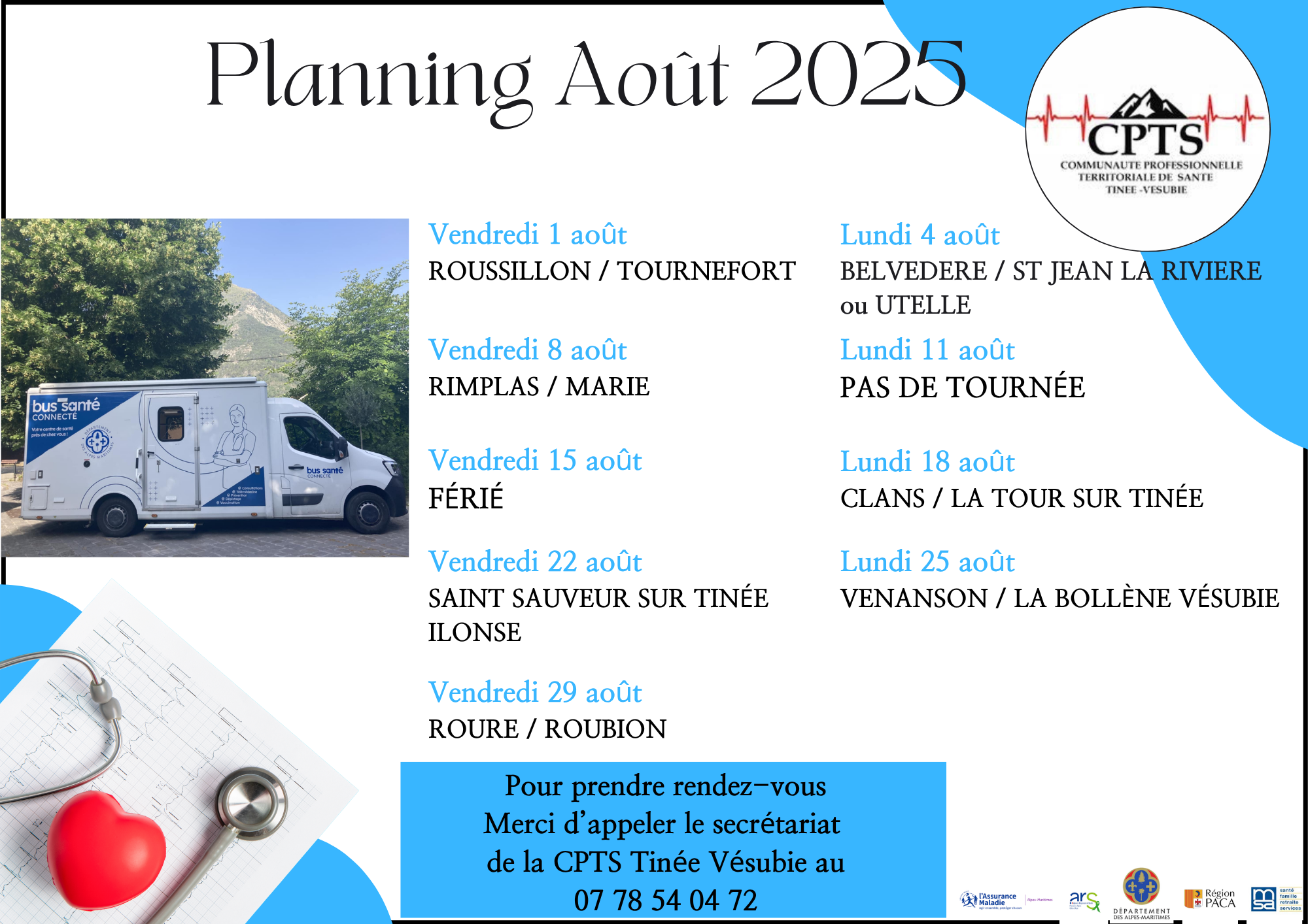 PLANNING AOUT 2025 MEDICOBUS
